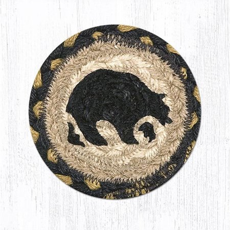 H2H 5 x 5 in. Bear Printed Round Coaster H2625722